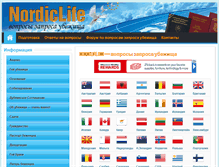 Tablet Screenshot of nordiclife.org